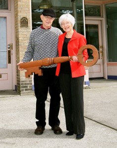 Ed and Betty with Key